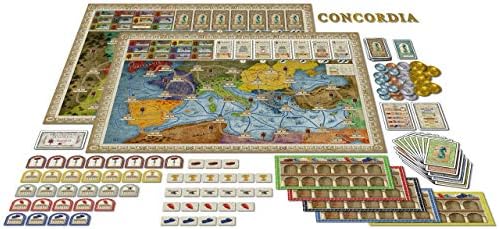 Rio Grande Games Concordia: Strategy Board Game, Economic Development, 2-5 Players, 90 Minutes