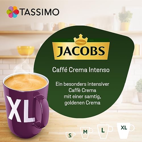 Tassimo Jacobs Caffè Crema intenso XL, 5er Pack (5 x 144 g)