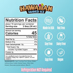 Hawaiian Shaved Ice Blue Cotton Candy Syrup - Nut Soy Dairy Free - Flavor Fluffy & Crunchy Snow Cones - Shelf Stable - Makes 8 Servings - 16 ounces