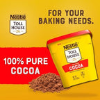 Nestle Toll House 100% Pure Cocoa Perfect for Baking, No Preservatives, Artificial Flavors or Colors, Baking Cocoa (8oz)