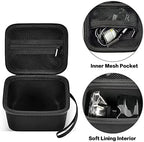 ANKHOH Case Compatible with Skull Shaver Electric Pitbull Pro Razor, Hard Travel Rotary Men Head Shavers Beard Trimmer Storage Bag with Zipper Mesh Pocket for Mustache Grooming Kit,Black-Only Box