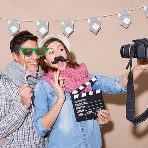36 Pcs Photo Booth Props Carnival Circus Party Birthday Halloween Party Supply Prop Favor Graduation Kit Selfie Dressdecor