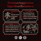 Dr. KellFire Misbehave Dark Chocolate for Couples with Maca, Fenugreek, and Ashwagandha for Intimacy, Mood, and Desire, 6 Servings, Premium Functional Treat