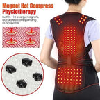 Self-Heating Back Brace 118 Magnets Therapy Decompression Belt Lumbar Support Belt for Men Woman Waist Brace Vest Spine Shoulder Neck Posture Correction Pain Relief (Size : M/Medium)