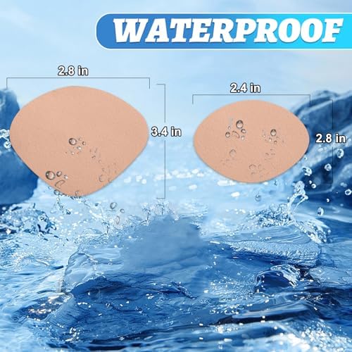 6 Pair Leather Heel Pads, Heel Grips Liner Cushions Protectors for Pain Relief, Inserts for Women/Men Loose Shoes Improved Shoe Fit and Comfort (Yellow)