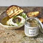Villa Jerada Za’atar with Hyssop – 3.2oz/90g Glass Jar | Premium Middle Eastern Spice Blend with Sumac, Sesame, Olive Oil & Sea Salt | Authentic, Sustainably Grown, Handcrafted in Small Batches (Zaatar/Zatar/Zahtar) | ( Pack of 1 )