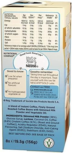 Nescafé Gold Latte Coffee Sachets