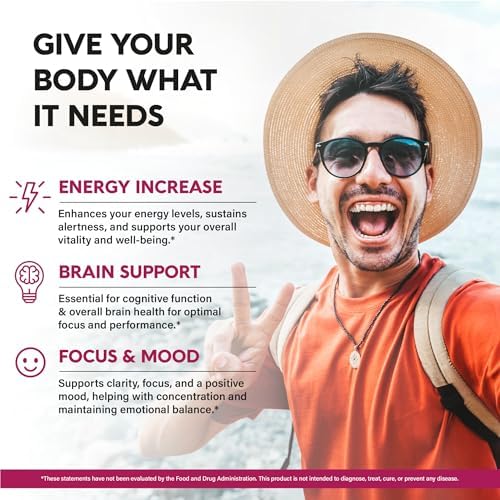 USDA Organic Vitamin B12 Sublingual Drops - 5000 mcg Liquid Vegan Methylcobalamin for Women & Men - Energy Boost, Focus & Mood, Brain Health Support - Maximize Absorption - 2 Month Supply, 2 fl oz
