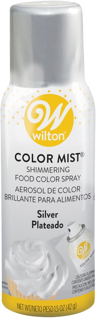 Wilton Metallic, 1.5 oz, Silver Color Mist