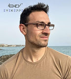 Eyekepper Spring Hinge Striped Reading Glasses (3 Pairs) Men Brown Stripe,+3.50