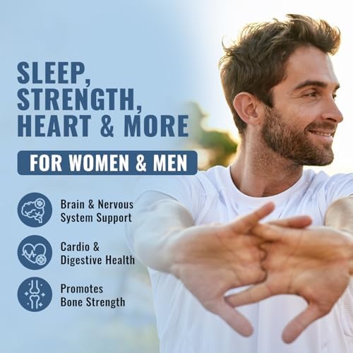 10-in-1 Magnesium Supplement 500 mg | High Absorption Magnesium Complex with Mag Glycinate, Citrate, Vitamin B6 Magnesium for Sleep, Muscle, Bone & Heart Health, Vegan & Gluten-Free, 45 Day Supply
