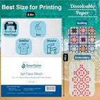 Water-Soluble 5pt CardStock | Dissolves Quickly in Water | Biodegradable | Eco-Friendly | Printable | Craft, Confidential Document, Memorial Letter | 8.5” x 11” | 25 White Sheets