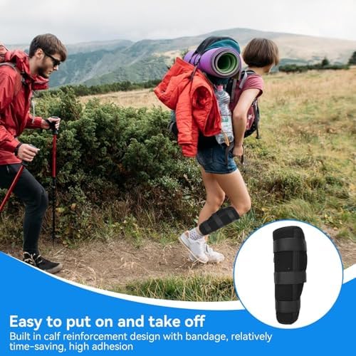 Calf Fixed Stabilizer, Comfortable Calf Support Strap Splint Tibia and Fibula Protector Shank Fracture Fixation Strap for Men and Women(M)