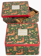 Farmhouse Biscuits, Winter Animals British Holiday Cookies in Decorative Tin, Imported, 8.8 oz