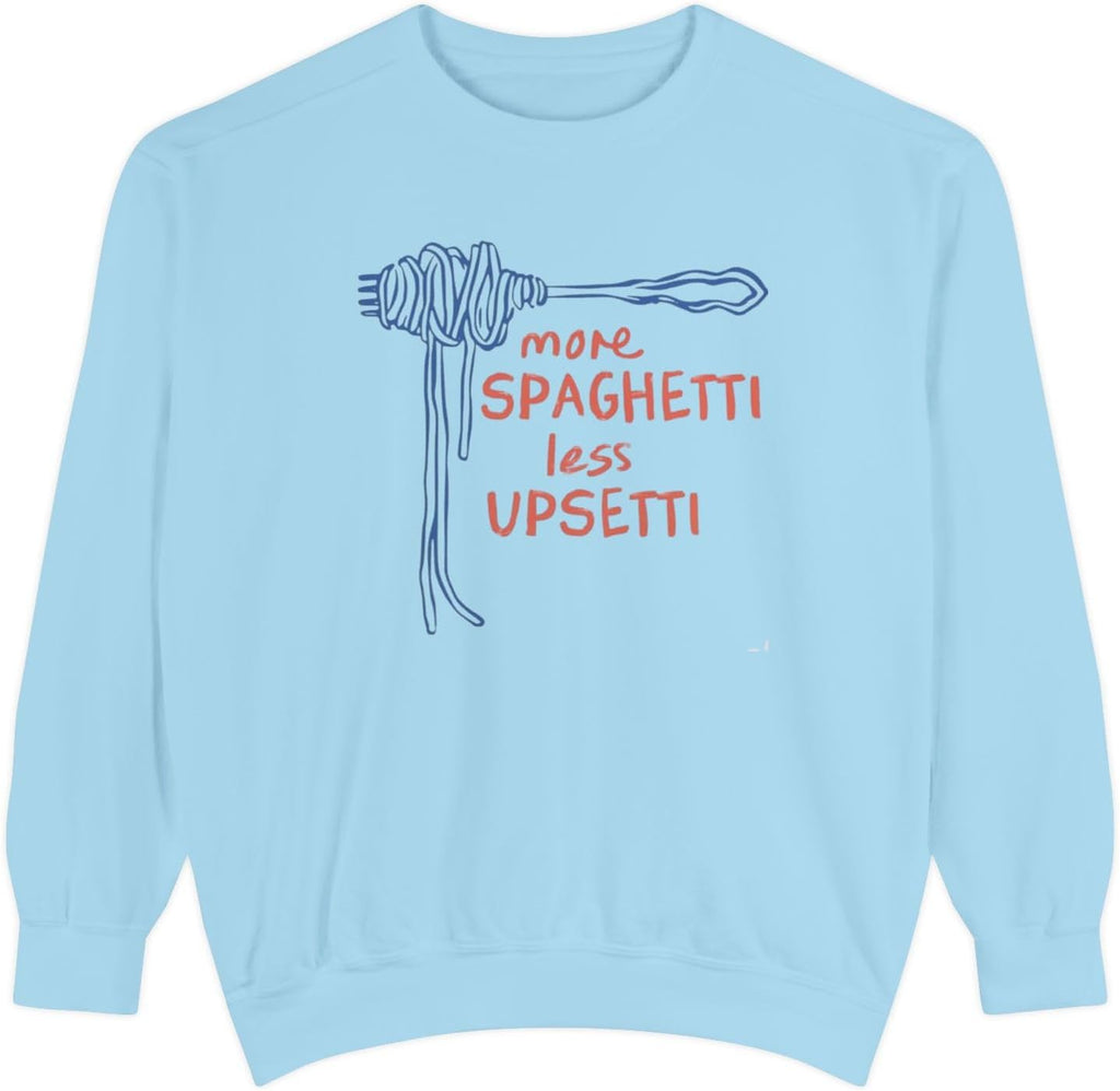 Spaghetti Lover Sweatshirt, Foodie Sweater, Pasta Graphic Jumper, Italian Cuisine Pullover, Funny Quote Apparel