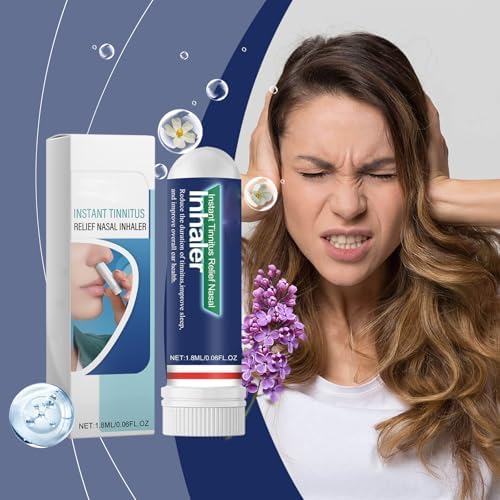 Avaent Instant Tinnitus Relief Nasal Inhaler, Techsilen, Techsilen for Tinnitus, Techsilen Tinnitus Inhaler, Tinnitus Inhaler, EchoEase Instant Tinnitus Relief Nasal Inhaler (5 Pcs)