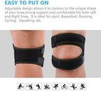 Cocoarm Patella Tendon Support Strap, Knee Strap for Knee Pain Relief Adjustable Neoprene Knee Brace Strap Band Bandage Support for Gym, Running, Hiking, Arthritis, Jumper, Tennis,