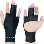 Grappz Middle Finger Brace Compression Gloves – Athletic Buddy Tape & Trigger Finger Splint Alternative – Finger Sleeve & Brace, Arthritis Pain Relief & Joint Stabilizer for All Sports – Unisex L