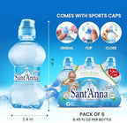 Sant'Anna La Baby Natural Mineral Water, 8.45 Fl Oz (6-Pack) | Pure Italian Alps Mountain-Fresh Drinking Water | Sodium-Free Mineral in BPA-Free Bottles