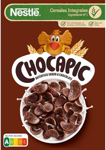 Chocapic Cereals Breakfast 375 g Chocolate wheat and corn cereals toasted with chocolate (Valentinas Market)