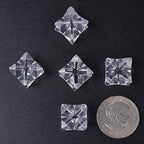 Healing Carved Gemstone Crystal Merkaba Star 25mm Sacred Geometry Chakra Stone