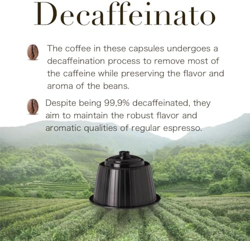 Nero Nobile Decaffeinato Coffee Capsules, 120 Count (Pack of 1), Medium Roast, Decaf, Capsule, Coffee Machine Capsules