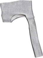 Adjustable Shoulder Brace Compression Sleeve and Wrap for Men and Women, Shoulder Stabilizer Support for Sports Injury and Outdoor Activities, Light Grey Large