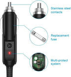 BestCH Car DC Adapter Compatible with TherMedic PW140 Lower Back ProWrap Heating Pad 3in1 Hot Cold Therapy PW160 3in1 Knee Heating Pad PW150L Pro-Wrap Lite 6in1 Heating Pad Auto Vehicle Boat RV Camper