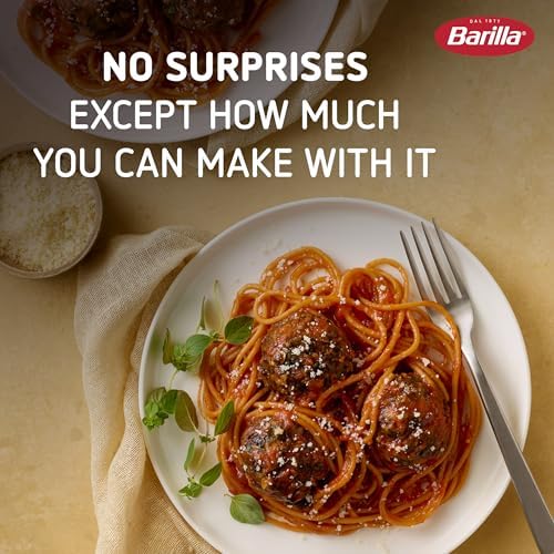 Barilla Red Lentil Spaghetti Pasta, 8.8 oz - Vegan, Gluten Free, Non GMO & Kosher - Made with Plant Based Protein
