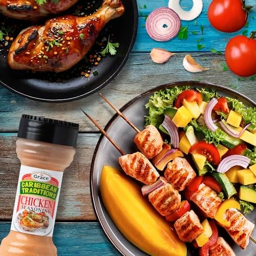Grace Caribbean Traditions Chicken Seasoning - 2 Pack - Jamaican Chicken Seasoning for Cooking
