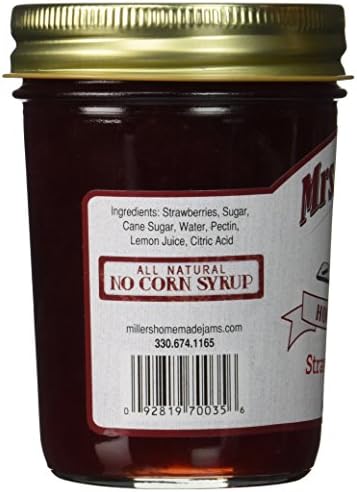 Mrs. Miller's Strawberry Jam, 9 OZ