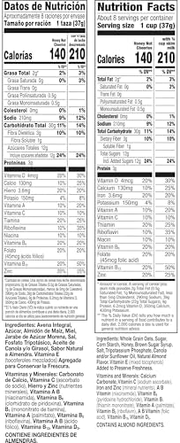 Honey Nut Cheerios, Heart Healthy Gluten Free Breakfast Cereal with Whole Grain Oats, 10.8 oz