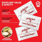 Bulk Sugar Packets, 500 Count - Individual Servings of White Sugar Packets for Coffee and Tea, Granulated Sugar Packs Great for Restaurants, Coffee Shops, Offices, Schools, and More