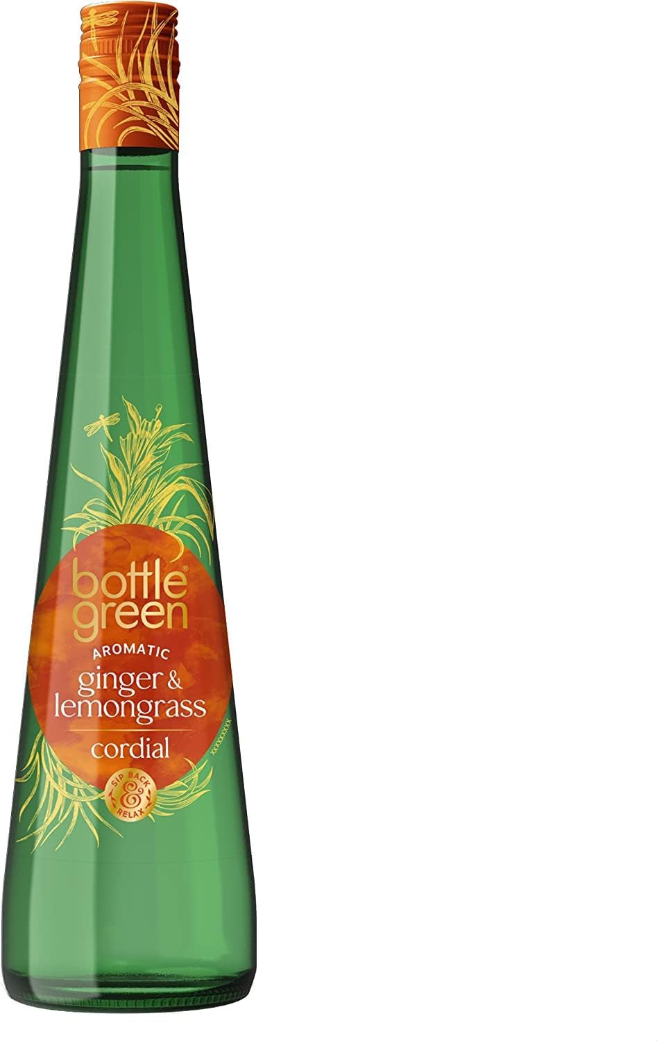 Bottlegreen Lemongrass with Ginger Cordial (500ml) - Pack of 2