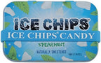 ICE CHIPS Xylitol Candy Tins 5.28 oz total (Spearmint, 3 Pack) - Includes BAND as shown