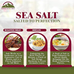 Himalayan Chef Sea Salt Coarse Grain, 5 lb Bag - Pure, Natural, Kosher, Non-GMO, Mineral-Rich, for Cooking, Seasoning, Baking, Grinder Refills