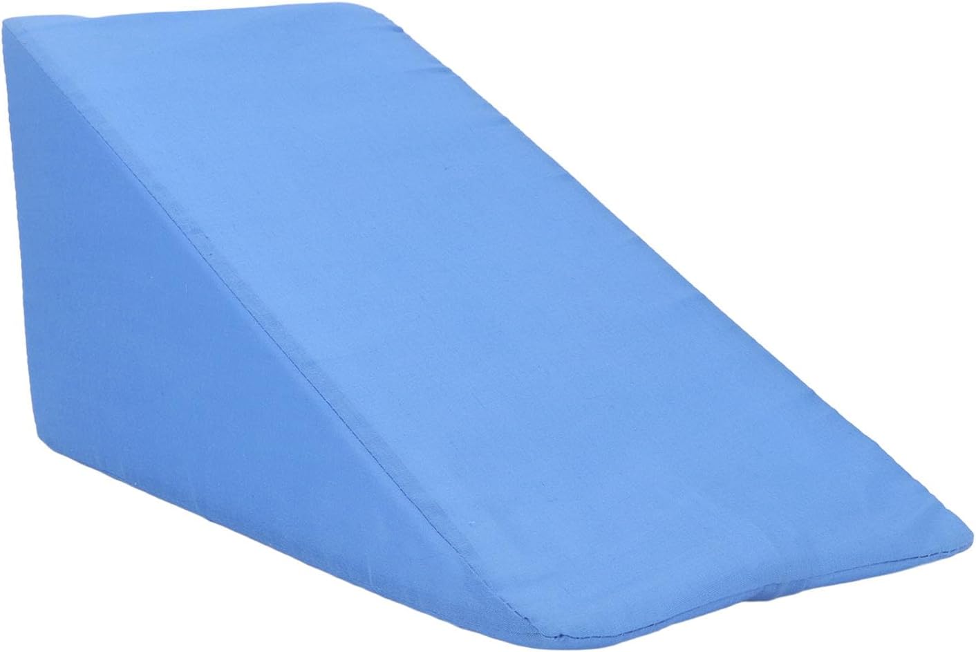 BROLEO Bed Foam Wedge, Stable Support Wedge Cushion, Soft Ergonomic Sponge with Removable Liner for Sleeping (Blue), Default, BROLEO1gunod9f84-12