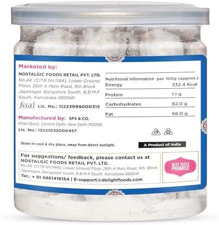 Delight Foods Traditional Churans - Premium Quality - Hygienically Packed (Ram Laddo, 300G)