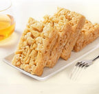 Sachima Soft Flour Cake Rice Krispies Treats, Crispy Chewy Scallion Biscuit,Shaqima Chinese sweet traditional dessert Snack cookies(608g/21.45oz)