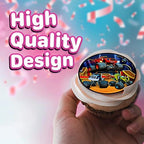 30 x Edible Cupcake Toppers – Red Monster Truck Inspired Collection of Edible Cake Decorations | Uncut Edible on Wafer Sheet