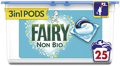 Fairy Non Bio Pods Washing Capsules for Sensitive Skin, 25 Washes