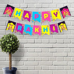LoveNspire Happy Rakhi Banners Indian Festival Rakhi Raksha Bandhan Bunting Diy Home Indoor Outdoor Decoration Bollywood Party Supplies Home Decor Ideas