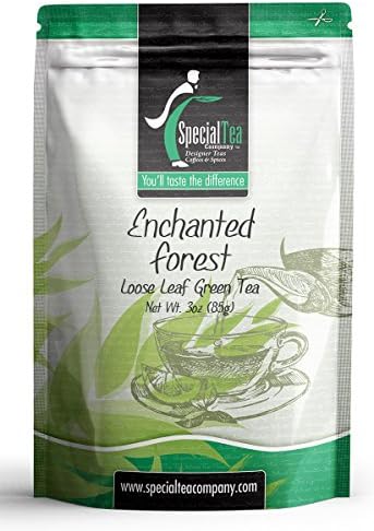 Special Tea Enchanted Forest Green Tea, Loose Leaf, 3 Ounce