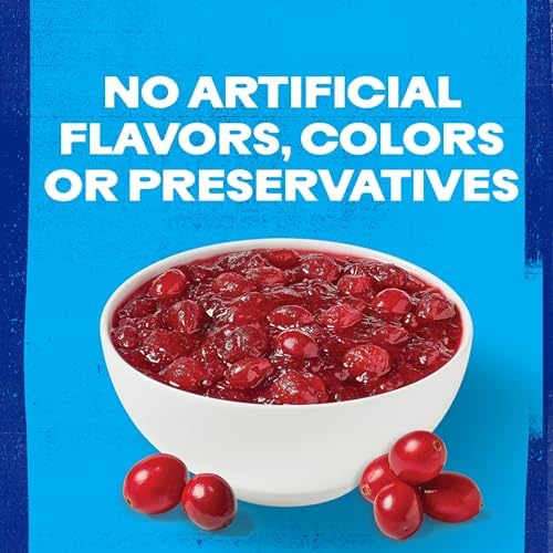 Ocean Spray Whole Cranberry Sauce, Canned Side Dish, 14 Oz Can (Pack of 1)