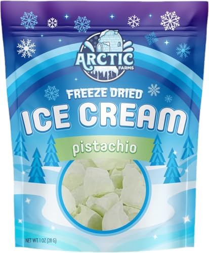 Arctic Farms Freeze Dried Ice Cream that Does Not Melt (Pistachio)