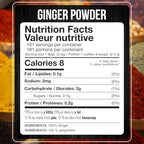 Fresh Finest Ginger Powder - 15.97oz (453G) - Pure Ground Ginger Root for Culinary & Health Benefits, Packed in a Premium Container