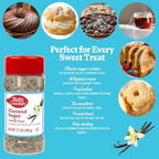 Betty Crocker Vanilla Bean Flavored Sugar – Classic Dessert Sugar for Baking, Drinks & More, 3.7 oz