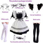 Japanese Maid Outfit Anime French Maid Apron Classic Lolita Fancy Dress Cosplay Costume for Halloween Party
