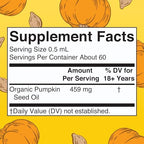 MARYRUTH'S Organics Pumpkin Seed Oil Cold Pressed | 2 Month Supply | USDA Organic Pumpkin Seed Liquid Drops for Men and Women | Urinary Health in Men | Sugar Free | Vegan | Non-GMO | 60 Servings