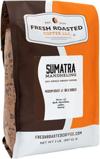 Fresh Roasted Coffee,100% Sumatra Mandheling | 2 lb (32 oz) | Single Origin | Medium Roast | Kosher | Whole Bean